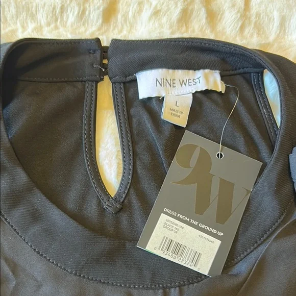 Elegant Nine West Large Black Sleeveless Top - Picture 4 of 6